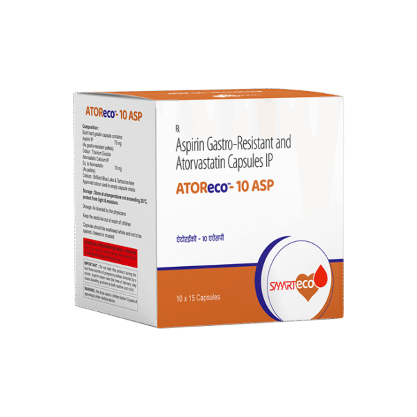 ATORECO 10 ASP CAP 15CAP