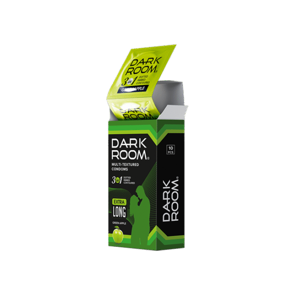 DARKROOM MULTI TEXTURE EXTRA LONG CONDOM 10 PC