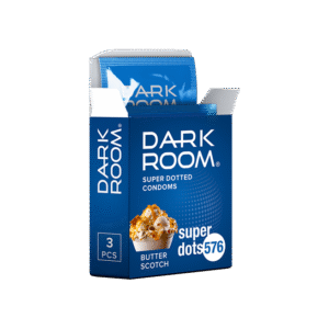 DARKROOM SUPER DOTTED CONDOM BUTTERSCOTCH 3 PC