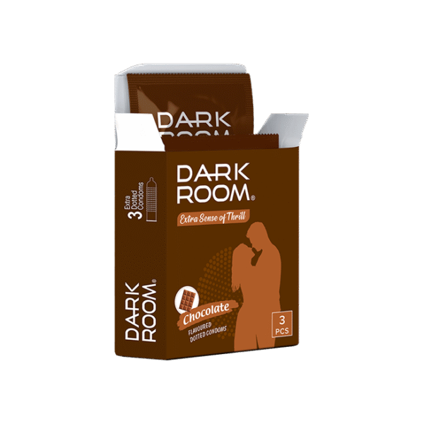 DARKROOM CHOCO DOTTED CONDOM 3 PC