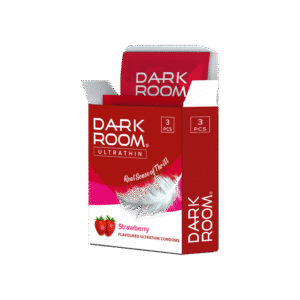DARKROOM STRAWBERRY ULTRATHIN CONDOM 3 PC