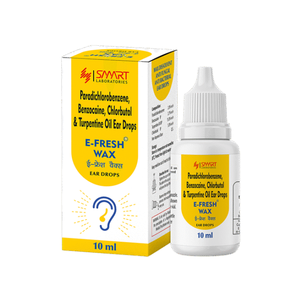 E FRESH WAX DROPS EAR DROPS 10ML