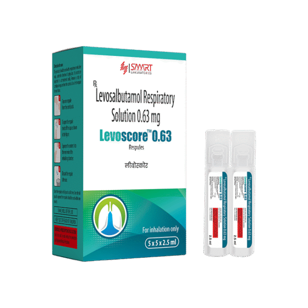 LEVOSCORE 0.63 RESPULES 2.5ML