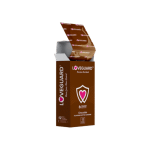 LOVEGUARD CHOCO DOTTED CONDOM 12PC