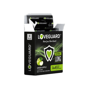 LOVEGUARD MULTI TAXTURE EXTRA LONG CONDOM 4PC
