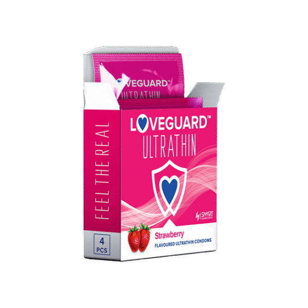 LOVEGUARD STRAW ULTRATHIN CONDOM 4PC
