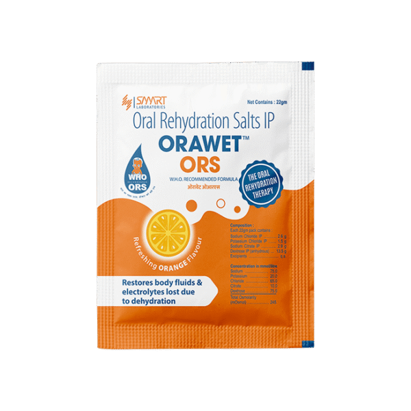 ORAWET ORS SACHET ORANGE 22GM