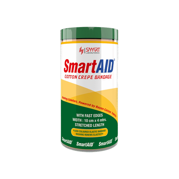 SMARTAID COTTON CREPE BANDAGE 10CM*4M