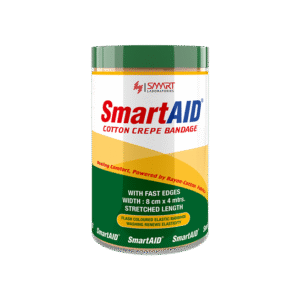 SMARTAID COTTON CREPE BANDAGE 8CM*4M