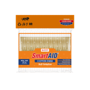 SMARTAID COTTON SWABS - POUCH