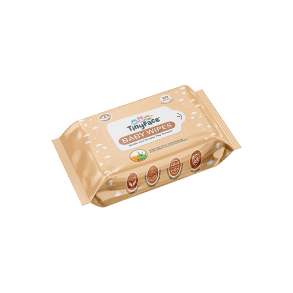 TINYFACE BABY WIPES (ALOE-CALENDULA) 20.NOS