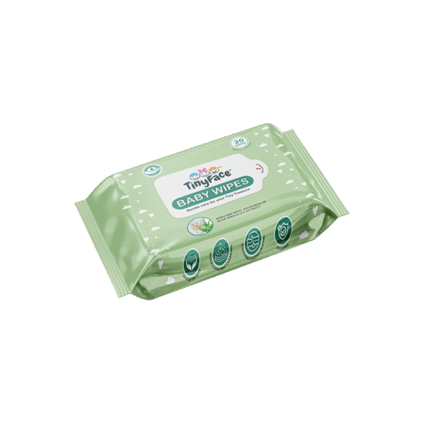 TINYFACE BABY WIPES (ALOE-LILY) 20.NOS